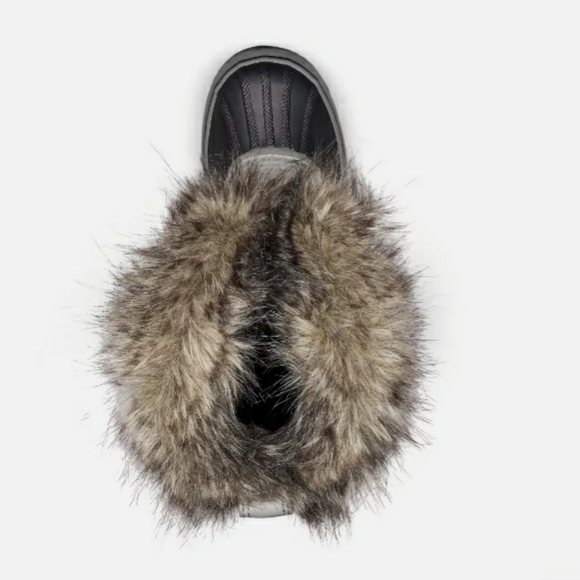 New in Box Sorel Joan of Arctic Waterproof Winter Boots Size 6 Quarry Black - Picture 6 of 9